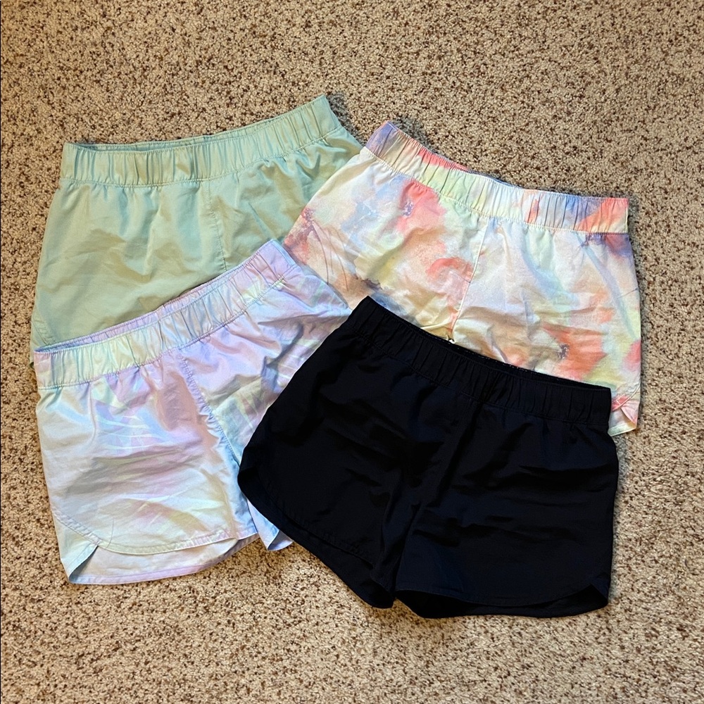 Lot of 4 Old Navy running shorts, size L (10/12)